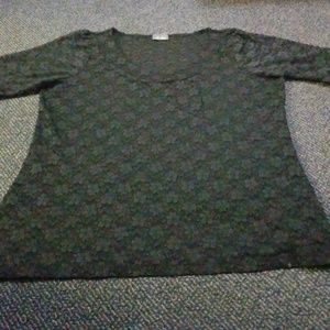 Nwot sheer lace tunic